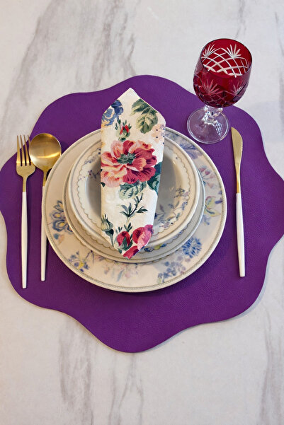 Lin Home Deri Amerikan Servis / Supla / Placemats