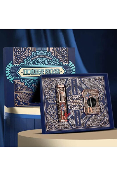 NikaŞ Honest Marka Puro Aksesuar Seti, 2 parçalı set: çakmak ve kesici, TA Serisi