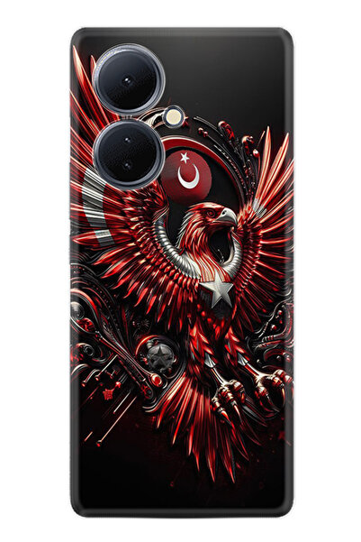 Arvencase غطاء حماية لهاتف فيفو V29 لايت من سلسلة Efex مطبوع ذو نمط مميز stk-...