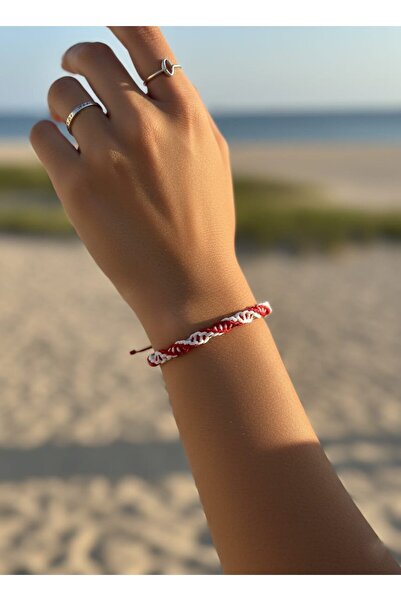 henahera accessory Unisex Makrome Örgü İp Bileklik El Yapımı Ayarlanabilir