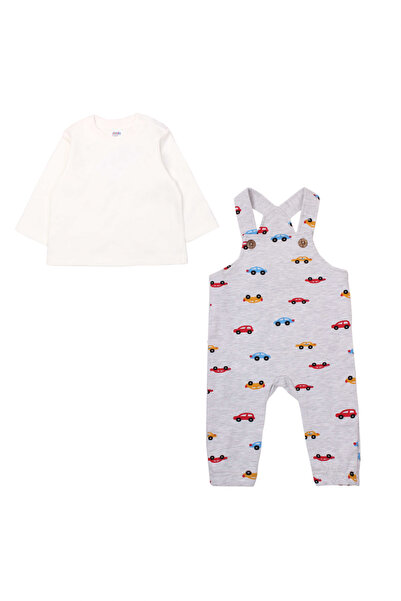 MODJEANS Compleu bebelusi Modjeans, gri, 68 CM, bumbac\poliester