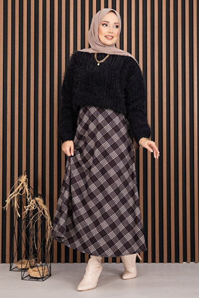 EBRUTESETTÜR Softy Plush Textured Knit Sweater