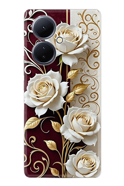 Arvencase غطاء حماية لهاتف فيفو V29 لايت من سلسلة Efex مطبوع ذو نمط مميز stk-...