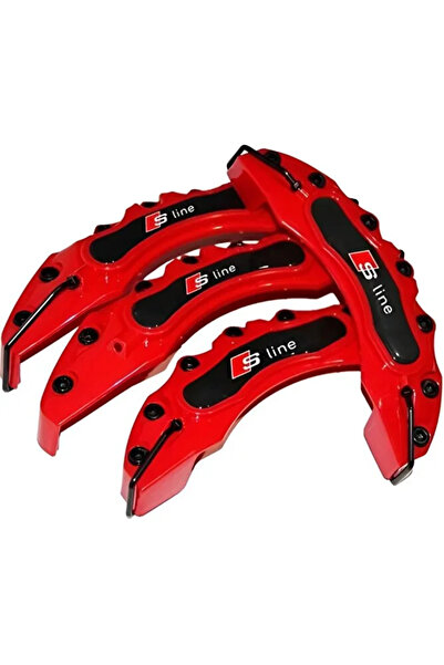 Life Tuning Audi Uyumlu Sline Brembo Kırmızı Kaliper Kapağı 4 Parça Ön Arka Set