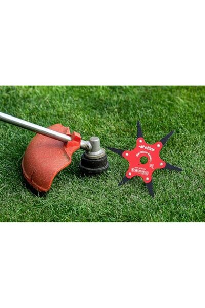 BRF Defyasell Çim Biçme Aparatı, 6 Bıçaklı, Ergonomik, Metal, Bahçe Tırpan Ma...