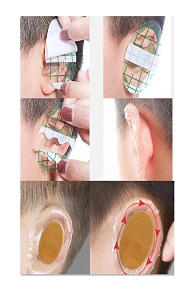 safestore 10'lu Bebek Çocuk Kulak İçin Su Geçirmez Bant Duş Kuaför Havuz Yüzm...