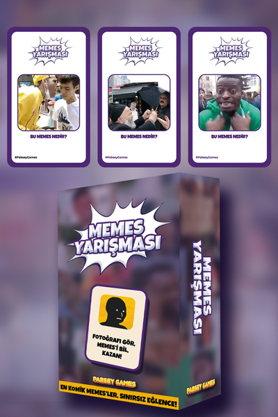 PG Pabsey Games Yılbaşı Oyun Seti - at bi' shot | Memes Yarışması | Dostlar Arenası | O mu Bu mu| Kart & Kutu Oyunu