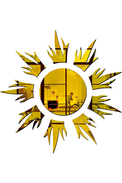 AS TASARIM LAZER GÜNEŞ010 MODEL MODERN TASARIM MDF ÜZERİ AKRİLİK DUVAR DEKORA...