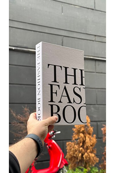 Nun Studio The Fashion Book Dekoratif Kitap Obje – Siyah Beyaz Modern Salon &...