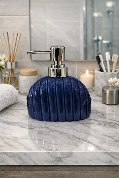 BLUE SİDE Pinterest Stil Retro Stil Sıvı Sabunluk Desenli Stil Sabunluk Banyo...