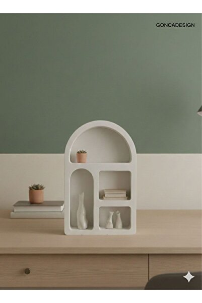 GoncaDesignn Bölmeli Minyatür Dekoratif Biblo Masa Süsü El Yapımı