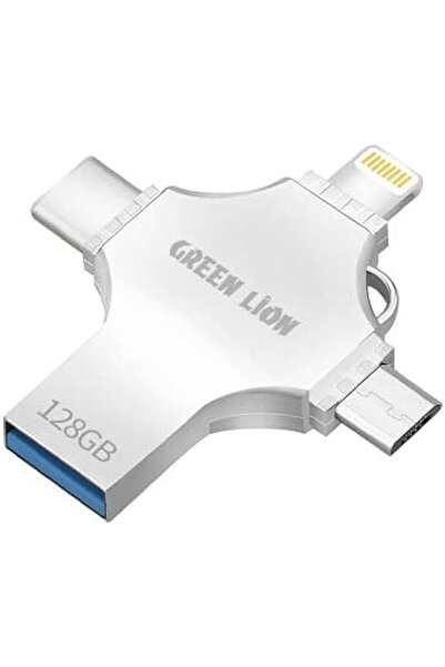 Green Lion 4-in-1 Universal USB Flash Drive Parent (128 GB)
