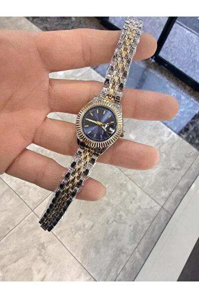 LOOQ ساعة يد نسائية بتقويم بسيط