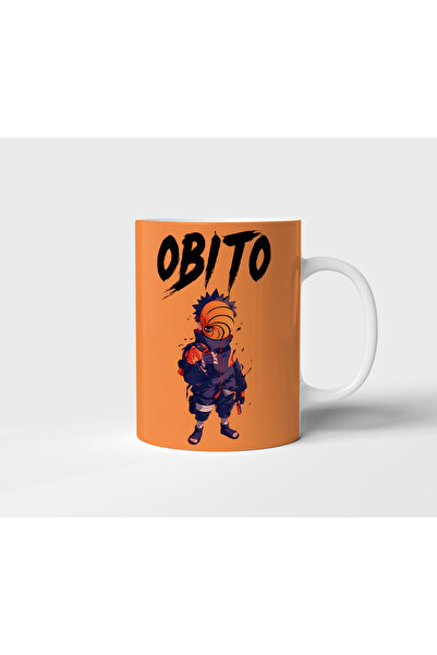 aknhediyelik Uchiha Obito Naruto Anime Tasarım Kupa - Hediyelik Kupa - Baskıl...
