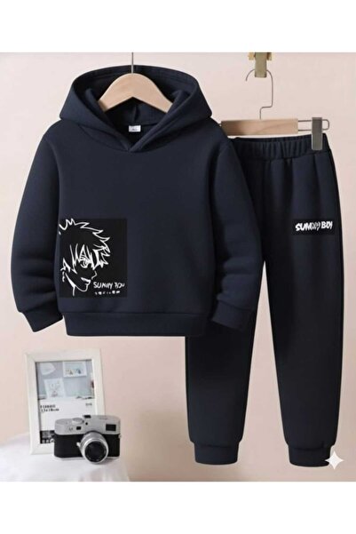 Nice Clothes Set trening pentru copii cu glugă UNISEX (IMPRIMAT SUNY BOY)