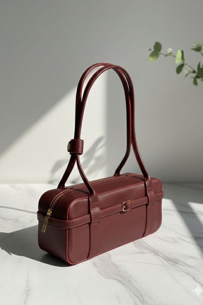 Gebiç Women's Baguette Handbag and Shoulder Bag