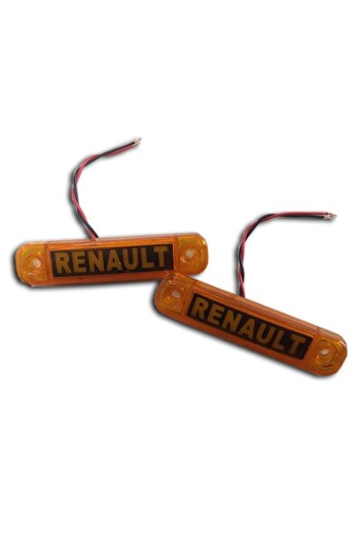 AHMET OTOMOTİV Marka Yazılı Parmak Led Renault Turuncu Renk 12v-24v