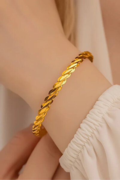 htc gümüş sepeti Adana Burma 15 gr 22 Ayar Altın Kaplama Gümüş Bilezik