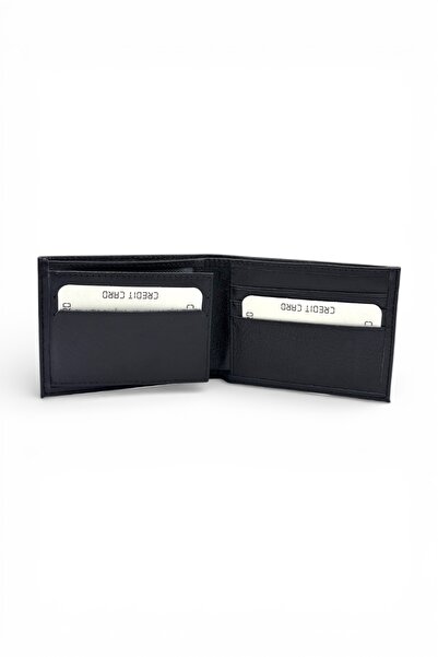 ÖZTÜRK DERİ Genuine Leather Men's Wallet |   Black |   Daily Use