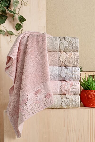 Fiesta Tekstil 50x90 Dream 6’lı Bambu Havlu