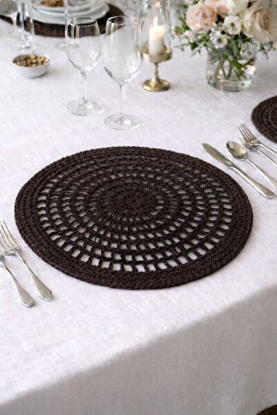 TOM COMPANY Acı Kahve Kağıt İp Amerikan Servis-Supla-2'li (36 cm)