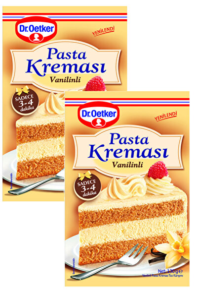 Dr. Oetker Vanilinli Pasta Kreması 130 gr x 2 Adet
