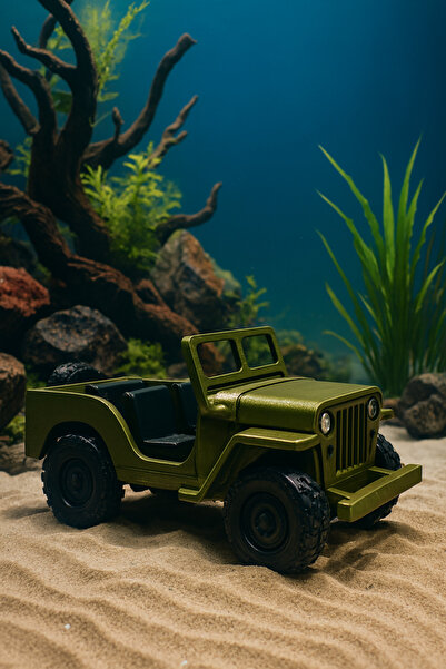 T×DEM Akvaryum Dekoru ✱ Jeep Araba ✱ Karma Renkler ✱ Küçük Akvaryum ve Büyük ...