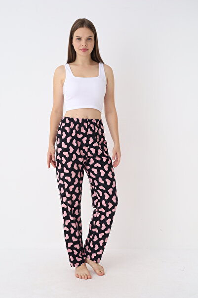 Altınay Women's Luxury Suede Pajama Bottoms Single Bottom