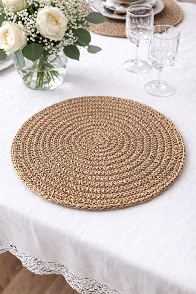 TOM COMPANY Kağıt İp Supla-Amerikan Servis-2'li (36 cm)-Vizon