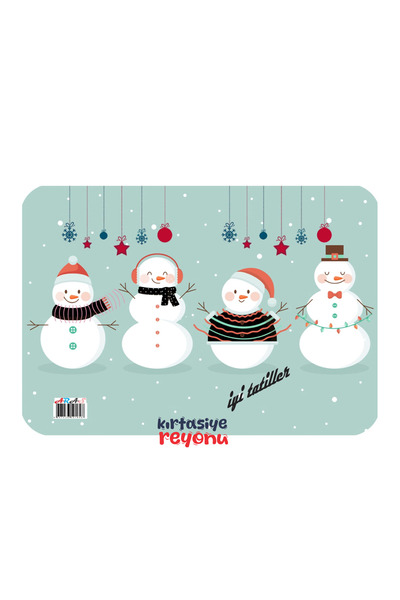 Kids Like Aras Dört Kardan Adam Temalı Karne Kabı - 1 Adet - Dört kenardan tu...