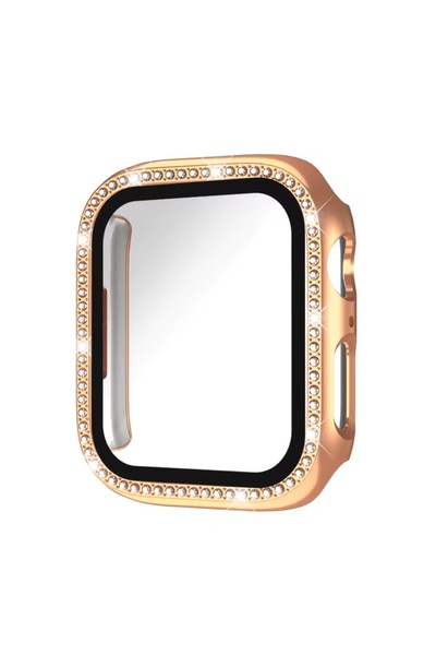 Volenta Apple Watch 40 mm Gemstone Case Protector – Rose Gold and Transparent...
