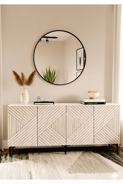 YUMEDİ DESİGN KA1806BT - STOYAN KONSOL, TV SEHPASI, ÇOK AMAÇLI DOLAP ve KAHVE...