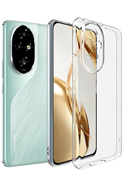 CEPSTOK Honor 200 Case Transparent Camera Protected Flexible Soft Silicone