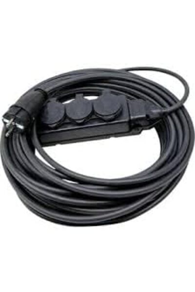 BRF كابل كهربائي مطاطي أسود اللون قابل للتمديد من نوع AWM مع موصلات CCA 3 × 1...