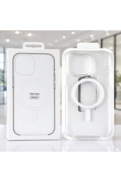 CAMCI İPHONE 15 PROMAX UYUMLU Sert Sararmaz Megsafeli Ultra Kaliteli Animasyo...