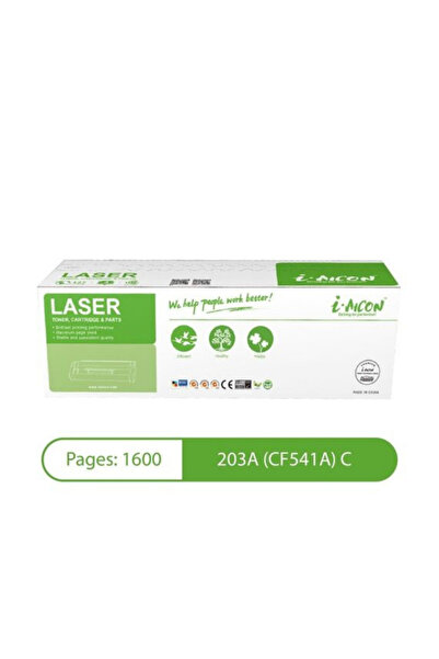 I-AICON Compatible Cyan Laser Toner CF541A 203A CF401A 201A CRG-054 045 C 1600 Pages High Yield Cartridge