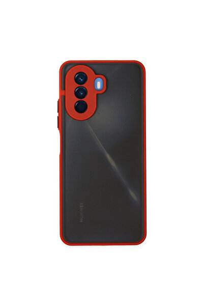 TechTrove Huawei Nova Y70 İçin Uyumlu Buzlu Tasarım Renkli Tuş Mat Tasarım Sa...