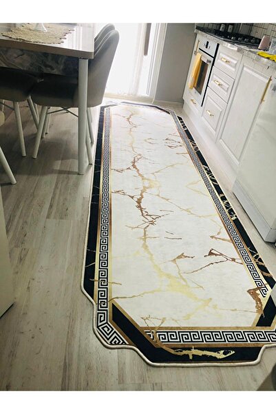 Home Yıkanabilir Kaymaz Taban Halı Mutfak Dekor Yolluk Koridor Salon Halısı