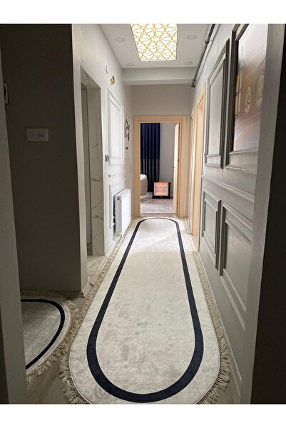 Home Yıkanabilir Kaymaz Taban Halı Mutfak Dekor Yolluk Koridor Salon Halısı