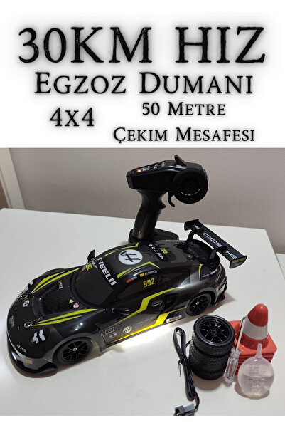 Boratila Toys 1:12 Ölçek30Km Hız 2.4GHZ 7.4V 1.200 Mah Porsche 911 Görünümlü ...