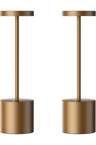 LA' PRECIOUS 2 Pack Cordless Table Lamp Rechargeable