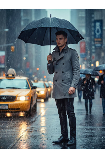 Arya Skybelt SKY-230 Fiber 16 Telli Protokol Şemsiye | Rüzgâr Dayanımlı | Siy...