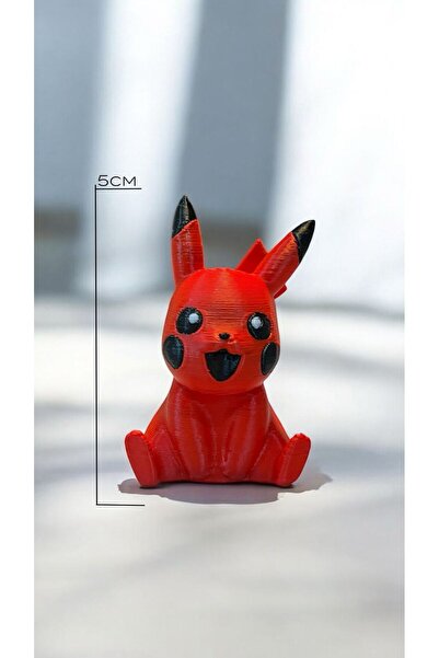 HEDİYEVİM Pokemon Kırmızı Pikachu Hediyelik Figür