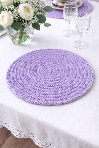 TOM COMPANY Kağıt İp Supla-Amerikan Servis-2'li (36 cm)-Lila