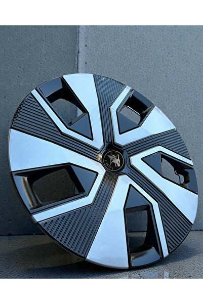 Cartex Jant Kapağı Kırılmaz 16" Siyah-Gri Dacia Sandero Uyumlu Yeni Model (1 ADET)