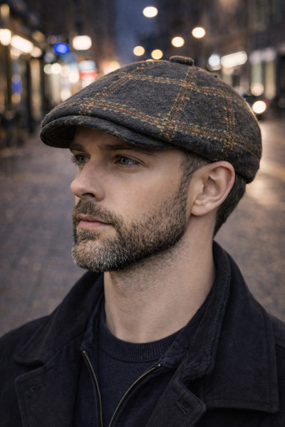 PaminBags Aksesuar قبعة مطاطية بنمط1 بيكي بلايندرز بيكهام