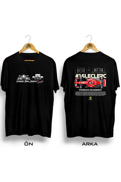 Butik تيشيرت فورمولا 1 تشارلز لوكليير 2 فيراري