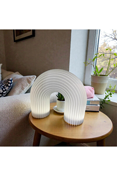 METU SHOP Bohem Masa Lambası Abajur Şık Aydınlatma