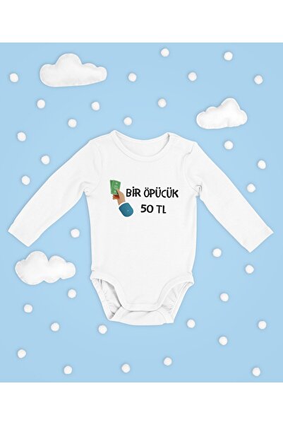 SEVBANO بدلة قطنية ناعمة بأكمام طويلة للجنسين مع أزرار كبس مكتوب عليها 'قبلة ...