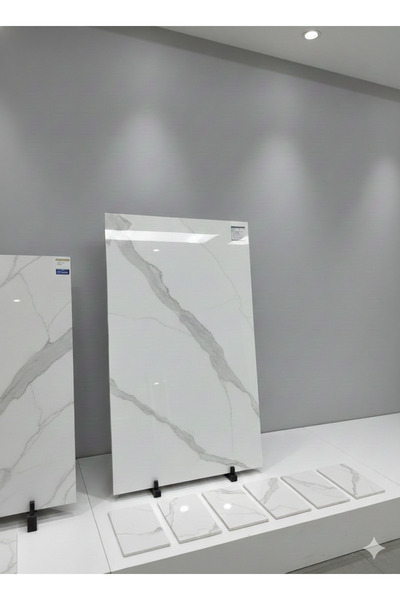 Deco Worldwide Mermer Desenli PVC Duvar Paneli - CALACATA